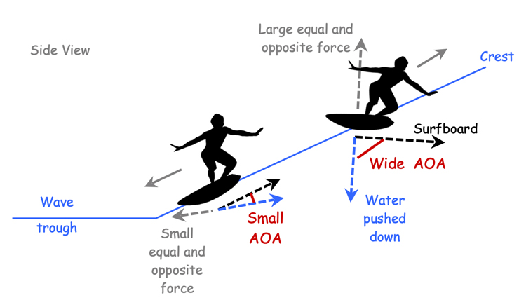 Physics Behind Surfing
