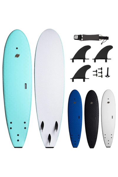 South Bay Board Co 8 Premium Foam Wax Free Soft Top Surfboard